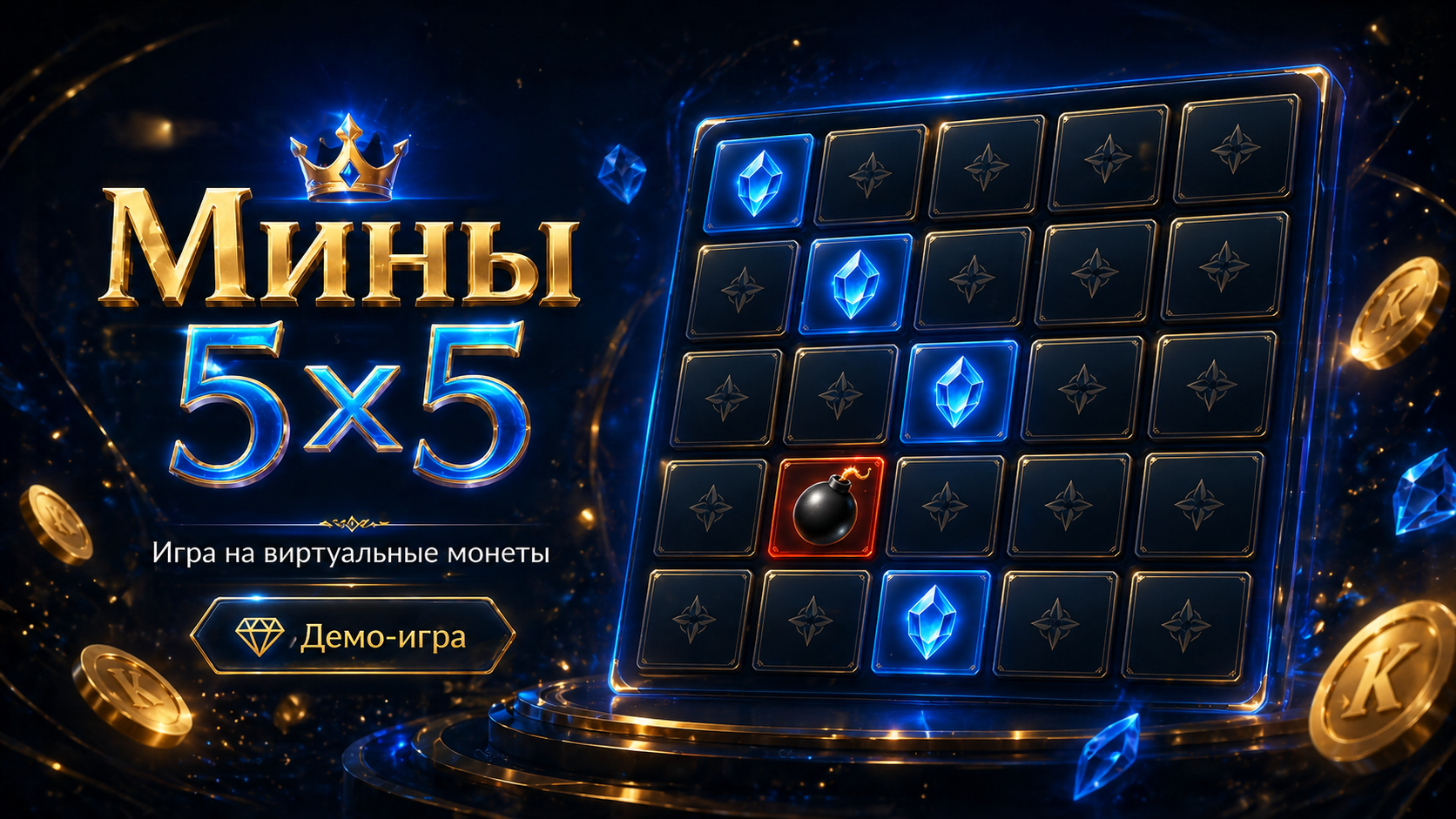 Обложка игры Мины 5×5